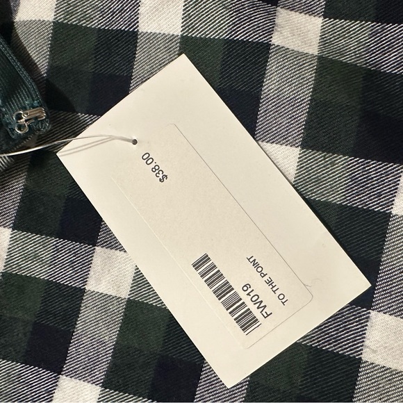 Umgee Black and White Checkered Skort - Picture 3 of 7